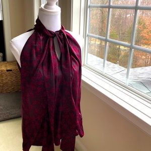 Banana Republic tie-neck blouse